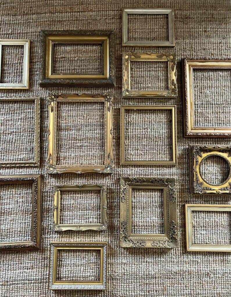 Collection of Small Decorative Frames of your choice ornate gilt
