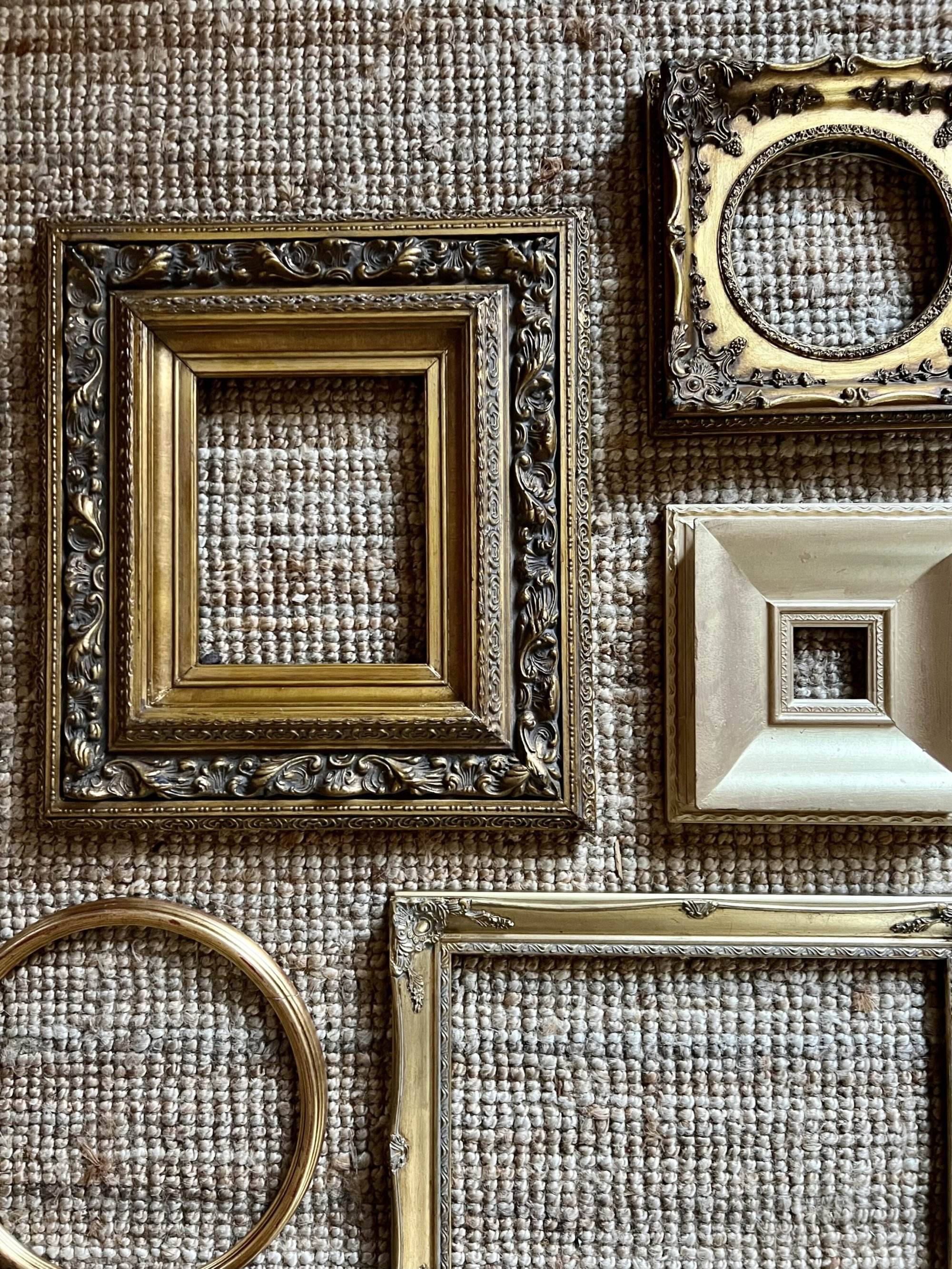 Collection of Small Decorative Frames of your choice ornate gilt