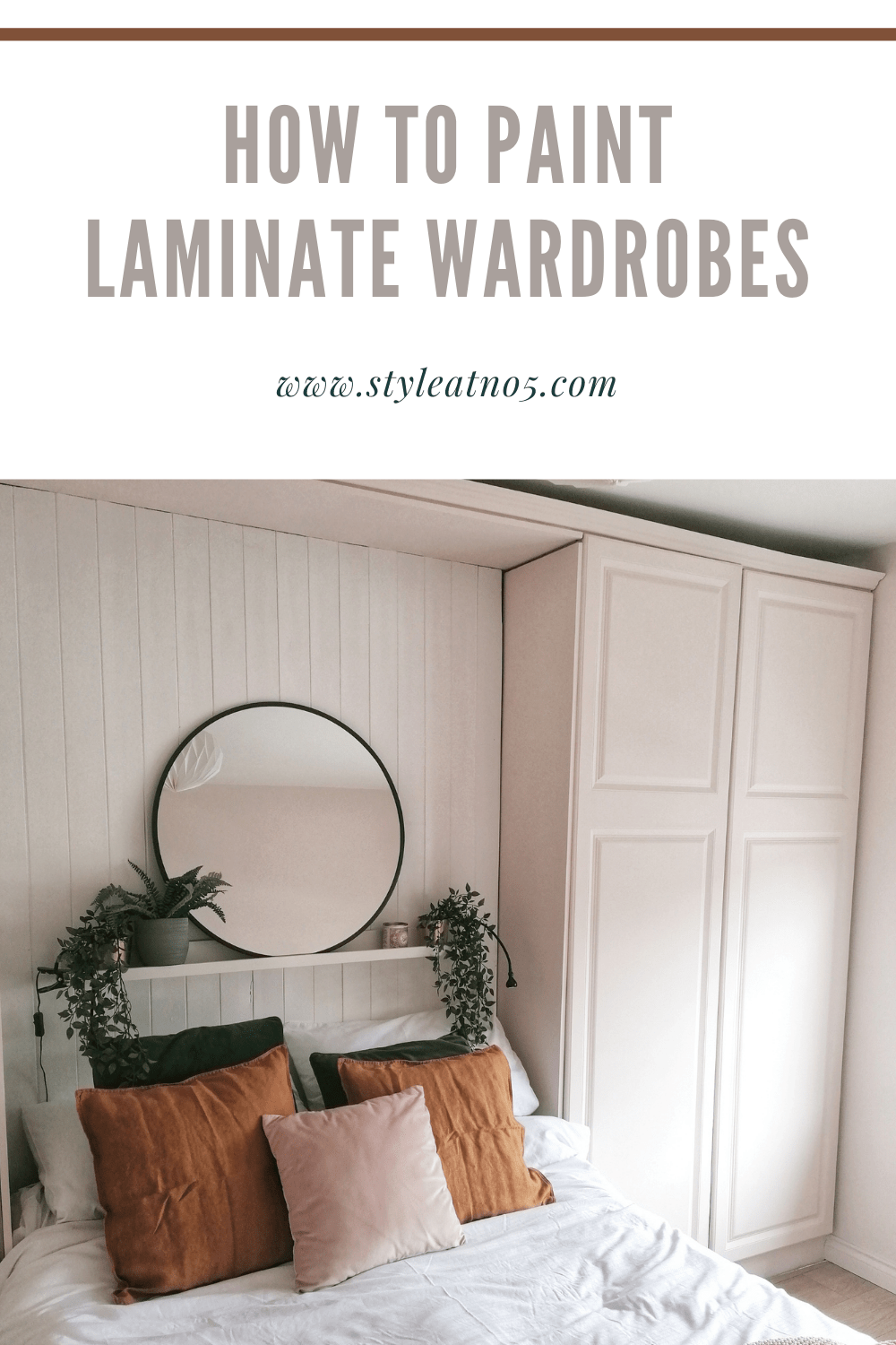 How to paint laminate wardrobes Interior Design Limerick, Ireland