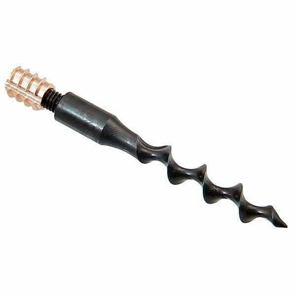 Corkscrew Blank Auger OR Wire Worm With Threaded Hole