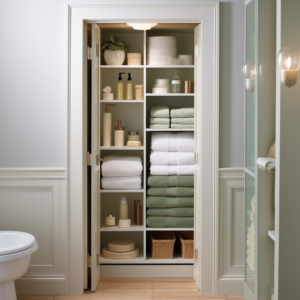 20 Affordable and Creative Bathroom Closet Ideas for Your Home