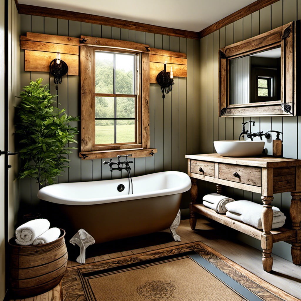 20 Country Rustic Bathroom Ideas Creating Your Ideal Hideaway Tips