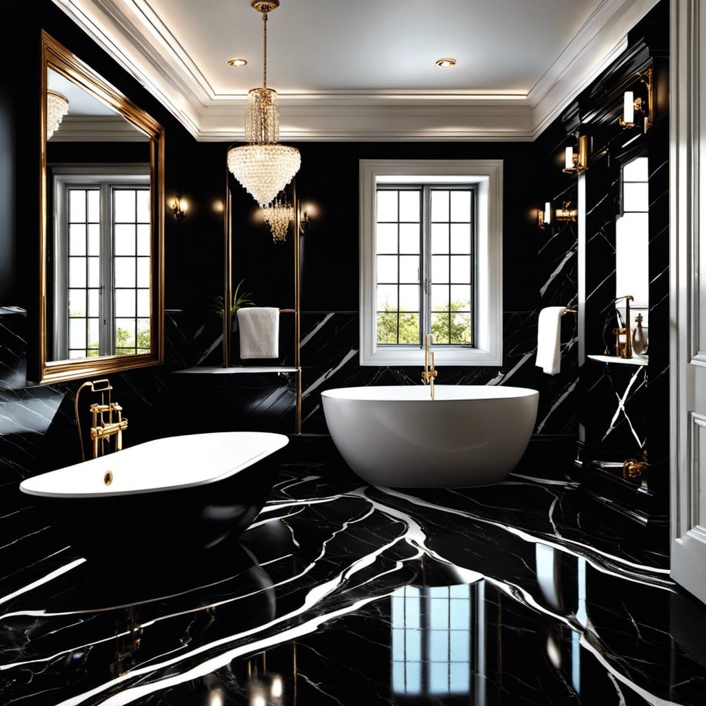 20 Elegant Marble Floor Bathroom Ideas Design Inspiration for Your Home