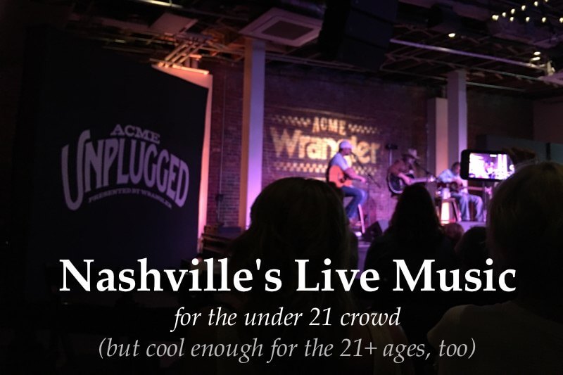 Nashville's Best Music Venues For the Under 21 Crowd