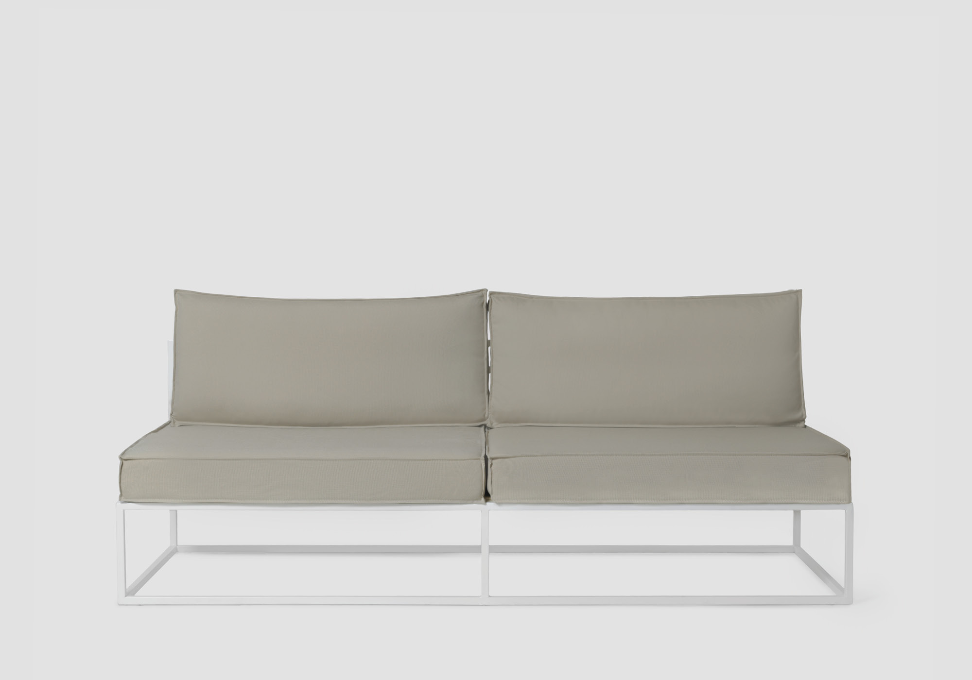 Soho Sofa with greige pillows