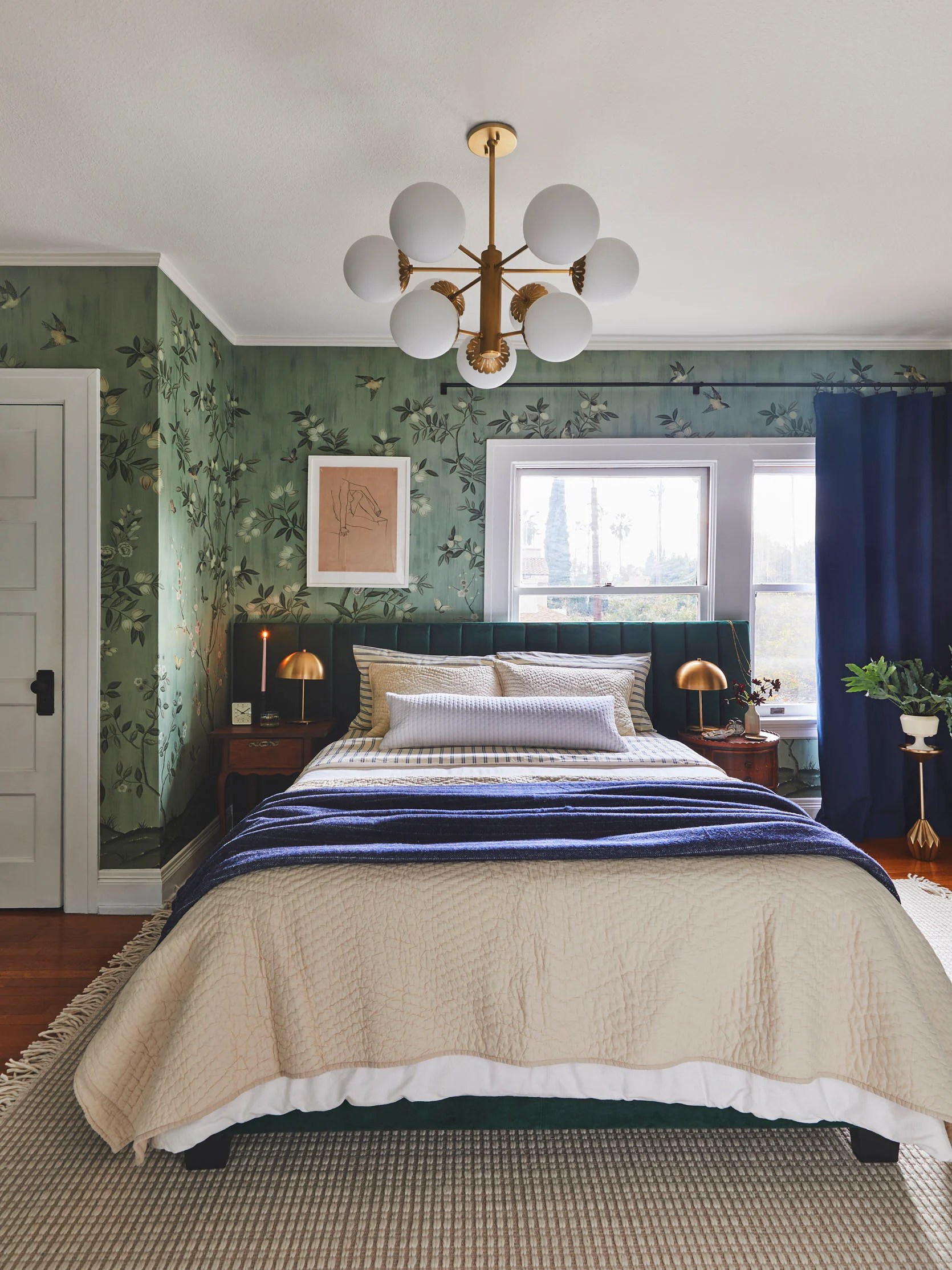 Design Challenge Accepted How to Balance an OffCenter Window Above a Bed (Or Anywhere, Really
