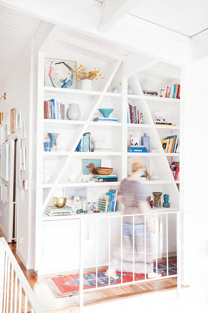 Bookcase update Emily Henderson