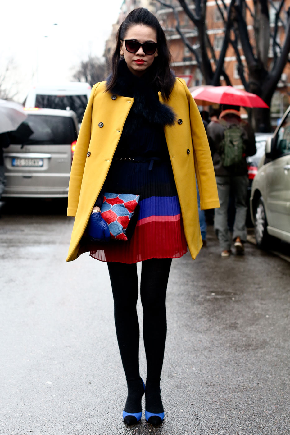 How To Wear Colored Winter Coats StyleCaster