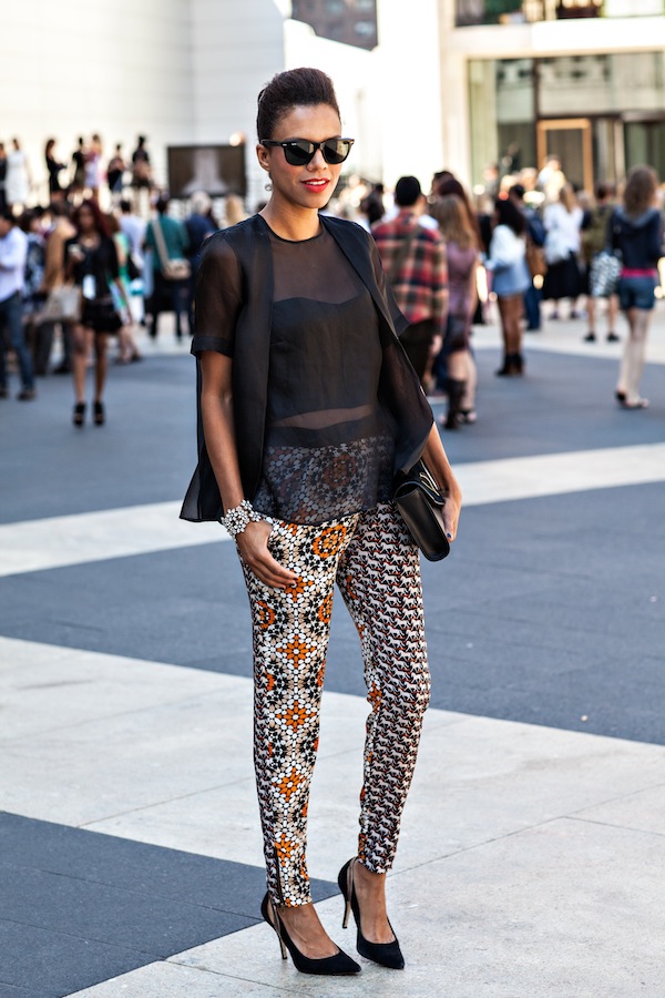 How to Wear a Sheer Blouse StyleCaster