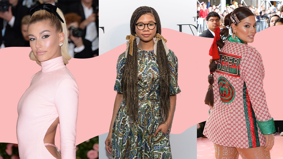 Celeb Hair Ribbon Hairstyles to Recreate for the Holidays in 2019