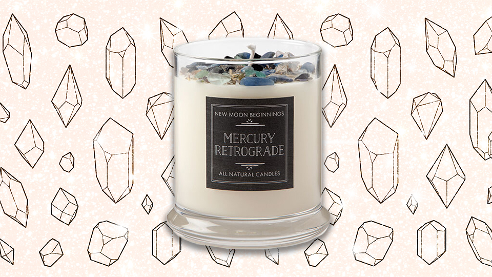 Protection Candle Sage & Black Tourmaline Intention Candles Retrograde