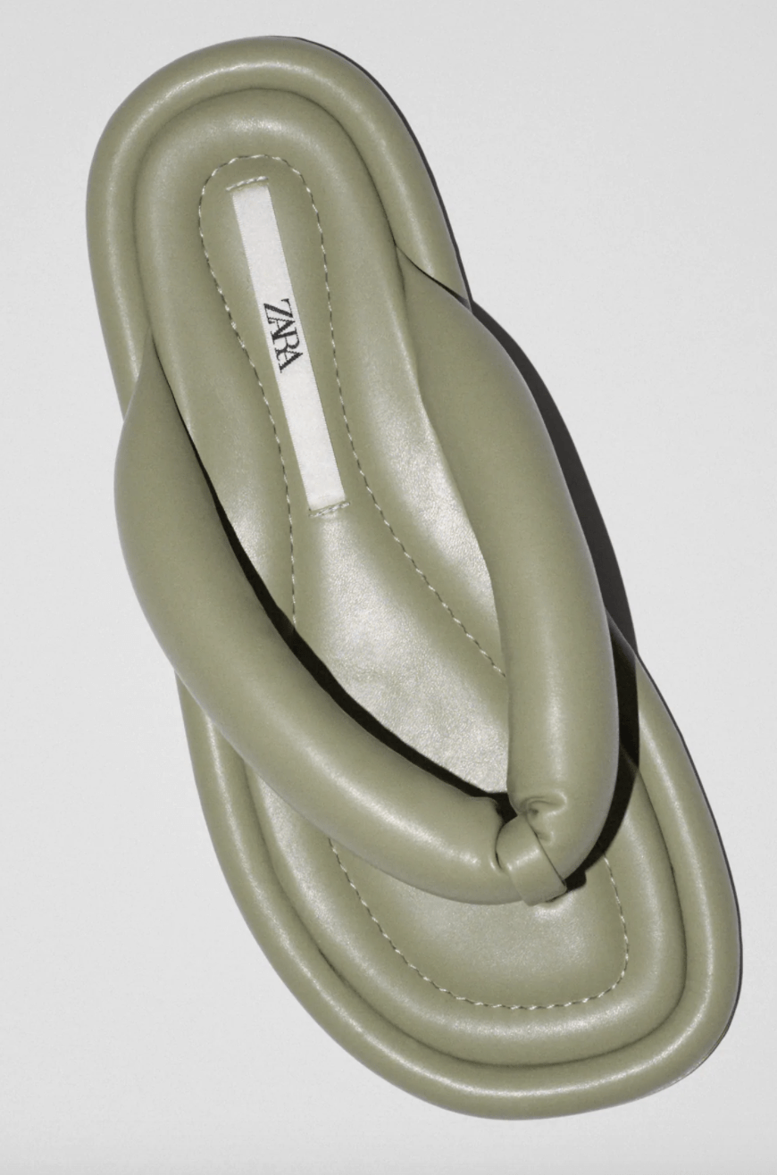 Pool Noodle Sandal Trend Shop This Affordable STAUD Dupe From Zara