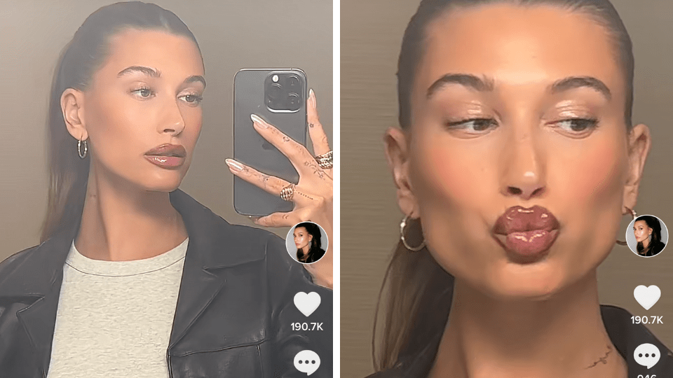 Hailey Bieberâ€™s Brownie Glazed Lips Are Going Viral on TikTok StyleCaster