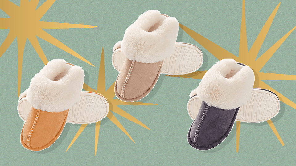 These Fluffy Slippers Remind Us of One of Our Favorite Brands—& They’re