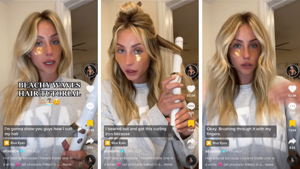 Alix Earle Uses This SplurgeWorthy Curling Iron for Perfect Beach