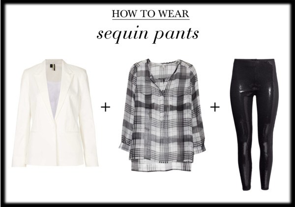 sequin pants to work