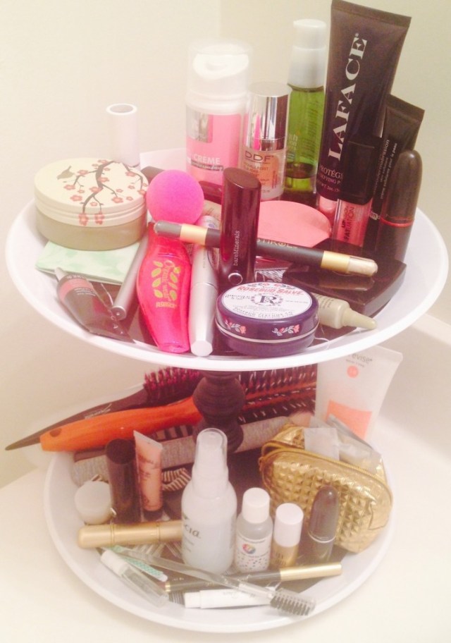 diy makeup stand_how-to