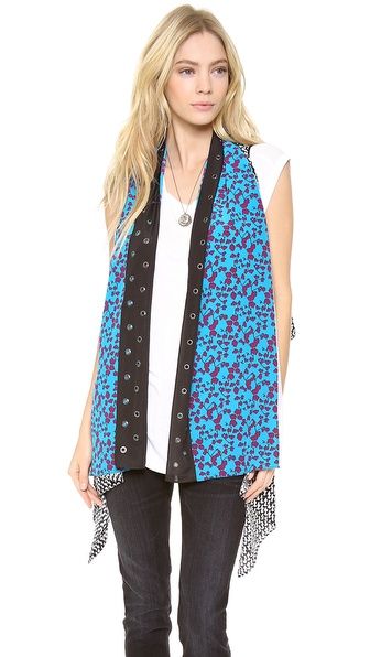 belted scarf dvf
