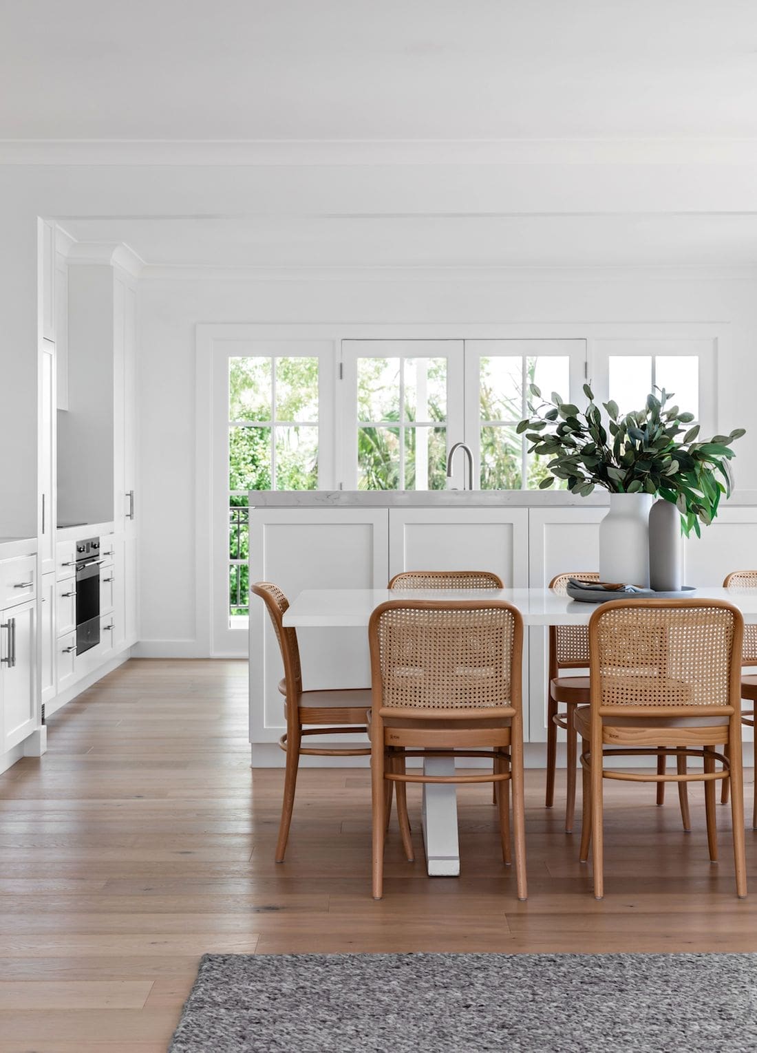 White Kitchen And Dining Room A look through this classic allwhite kitchen Style Curator