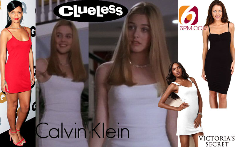 Silver Screen Style Remember Clueless? Rihanna Does In Calvin Klein