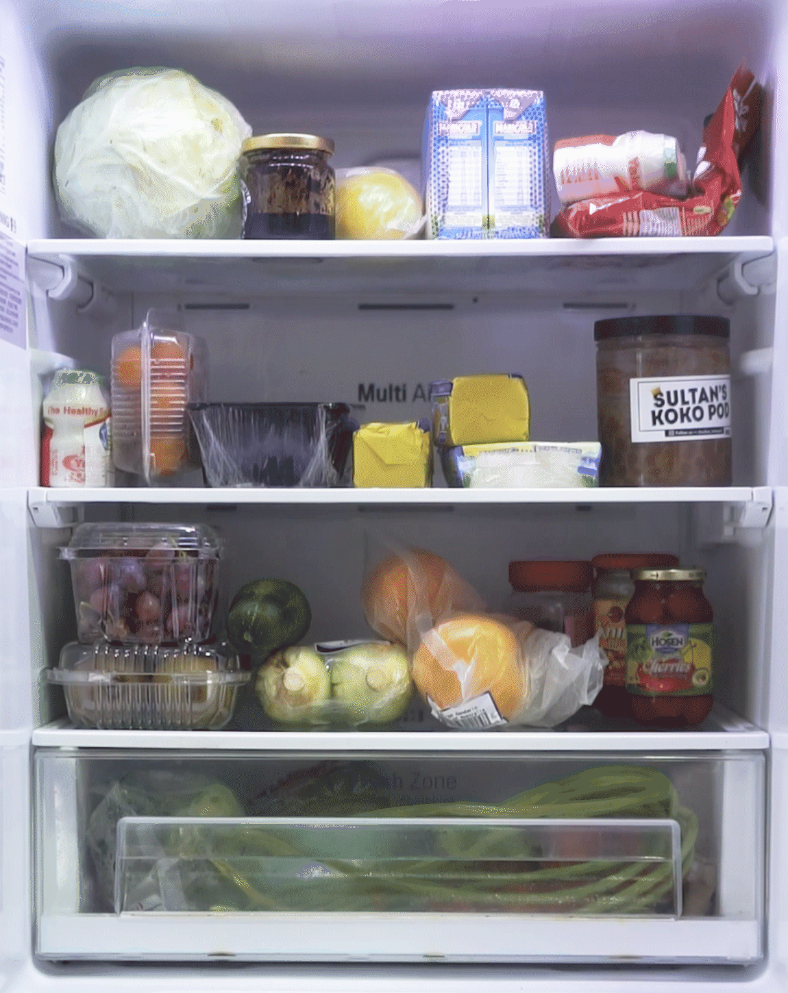 Fridge Sticker Label Easy Food Storage Identification Style Degree