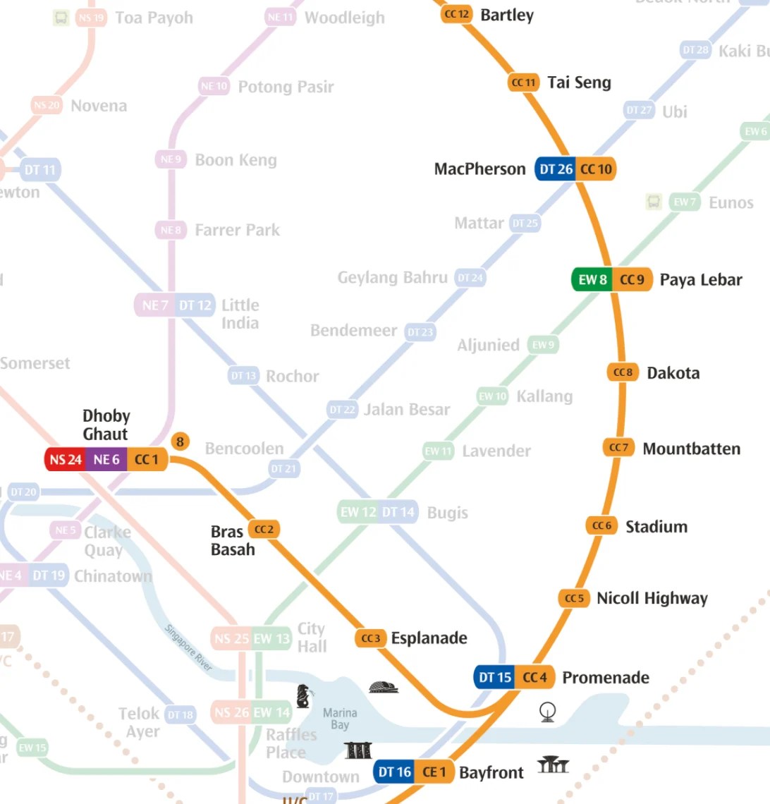 New MRT map launched with Circle Line as focal point CNA