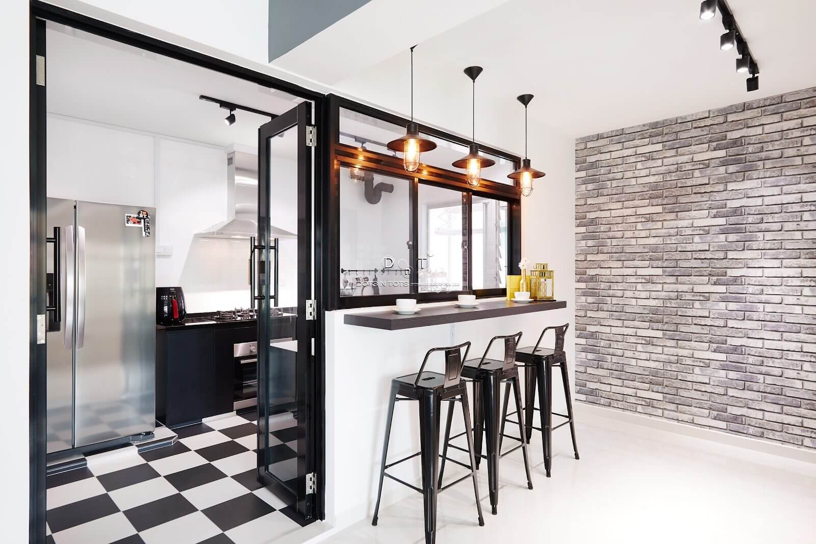 9 Creative Open Concept Kitchen Ideas For HDB BTO Style Degree