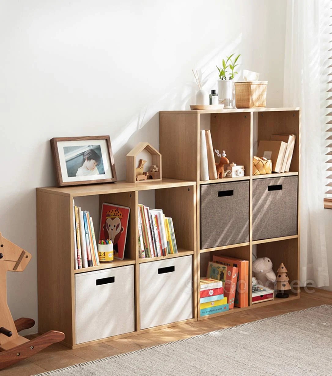 Scandinavian Modular Display Shelf Design Your Own Shelving
