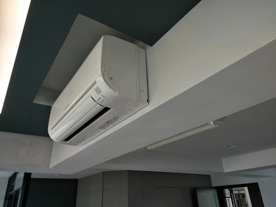 Hiding Aircon Trunking using false ceiling StyleMag Style Degree