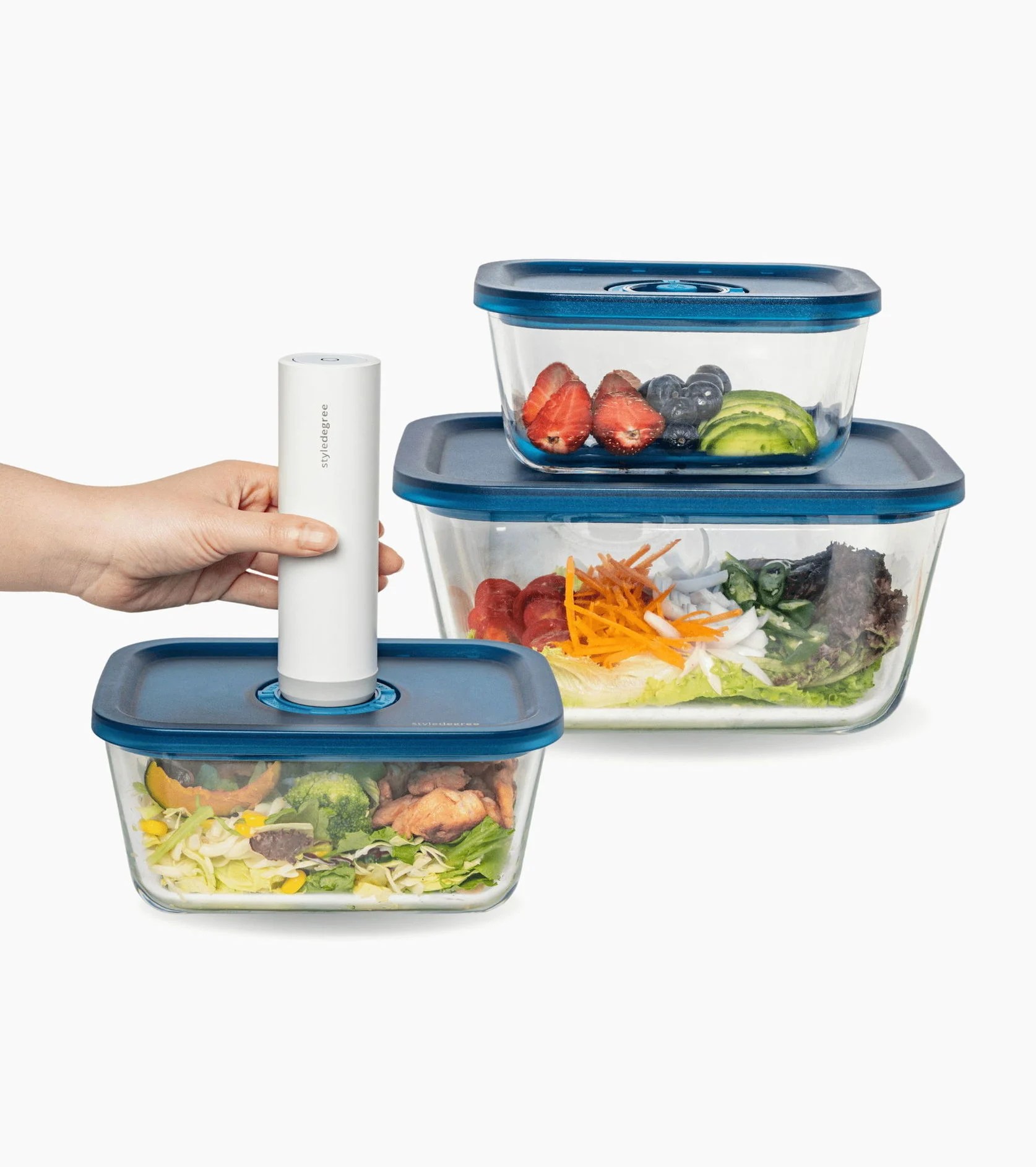 Freshly™ Vacuum Food Storage Container Set of 4 Containers