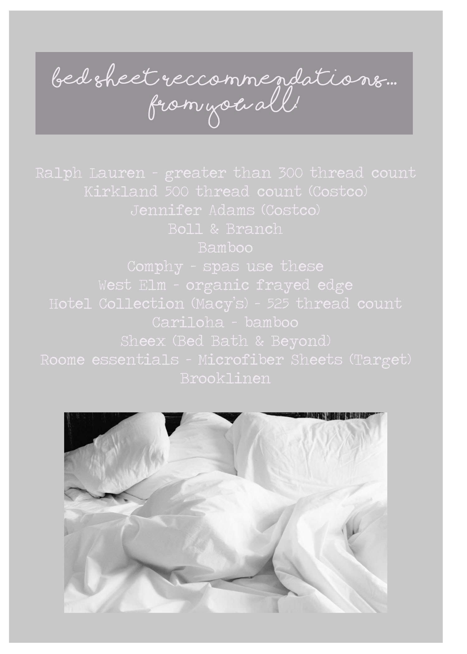 BED SHEET REVIEW Styled Snapshots