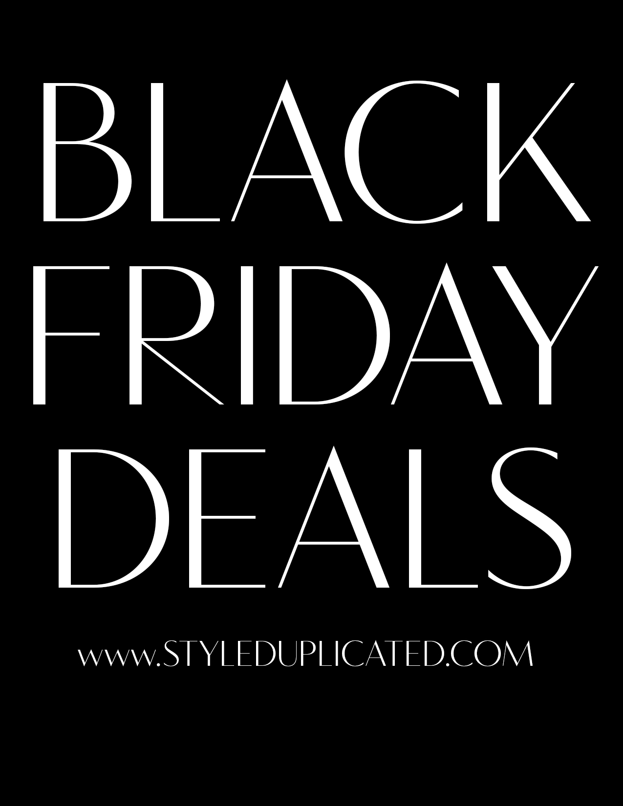 Black Friday Sales 2019 Style Duplicated