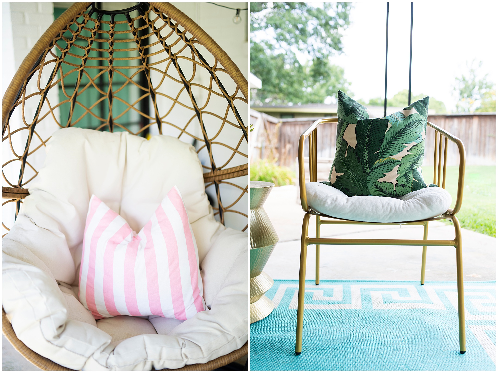 Paige's Palm Springs Inspired Patio Style Duplicated