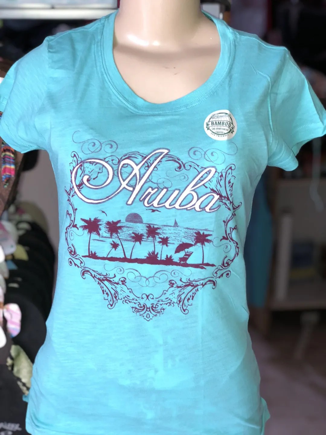 ecofriendlybamboowomenbabyblue Style Aruba Your Favorite Souvenir