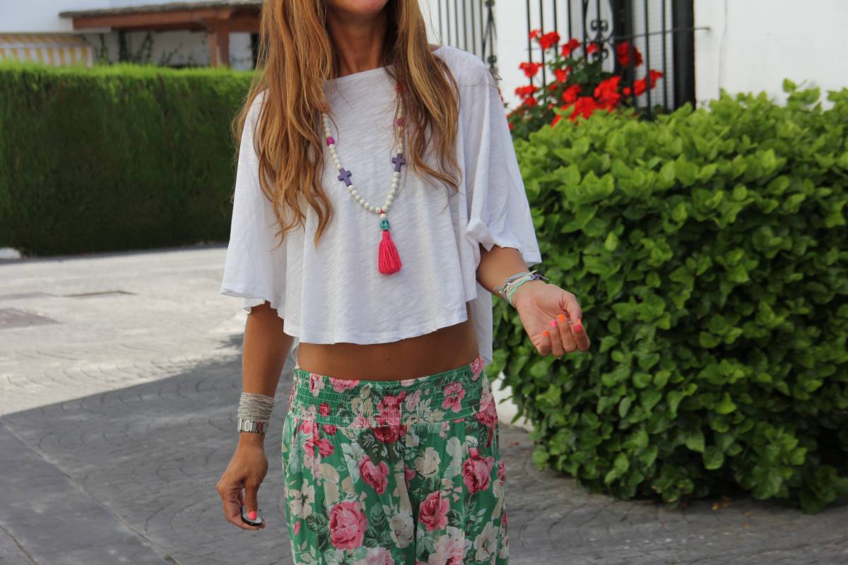 flower pants for the beach mytenida