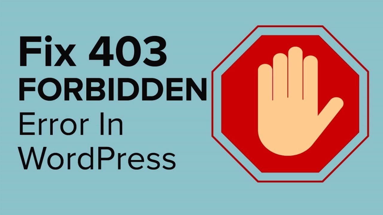 How to Fix a 403 Forbidden Error on Your WordPress Site - Professional