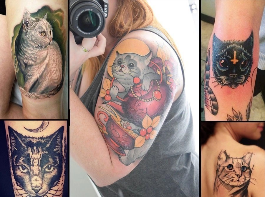 100 Popular Cat Tattoos Designs You'll Try Asap 670_x_900_jpg