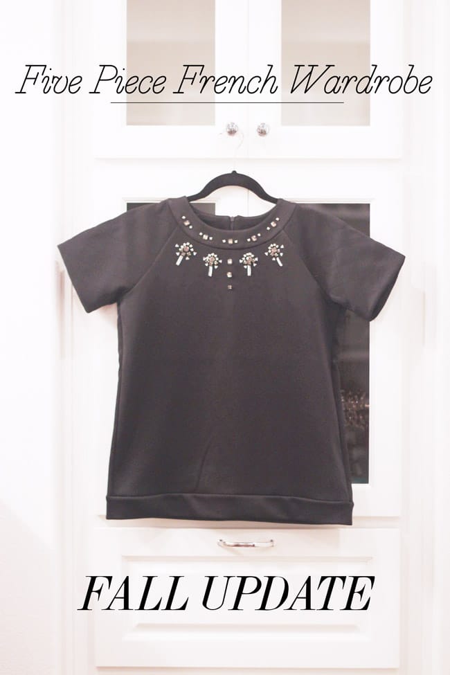 Five Piece French Wardrobe // Fall Update Style of Sam DFW Fashion Blog