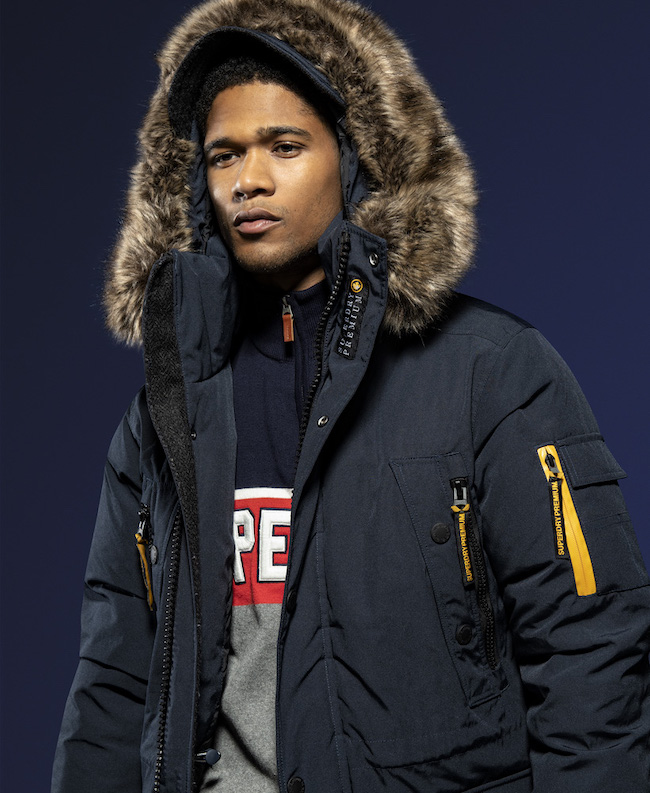 premium down quilt bomber jacket