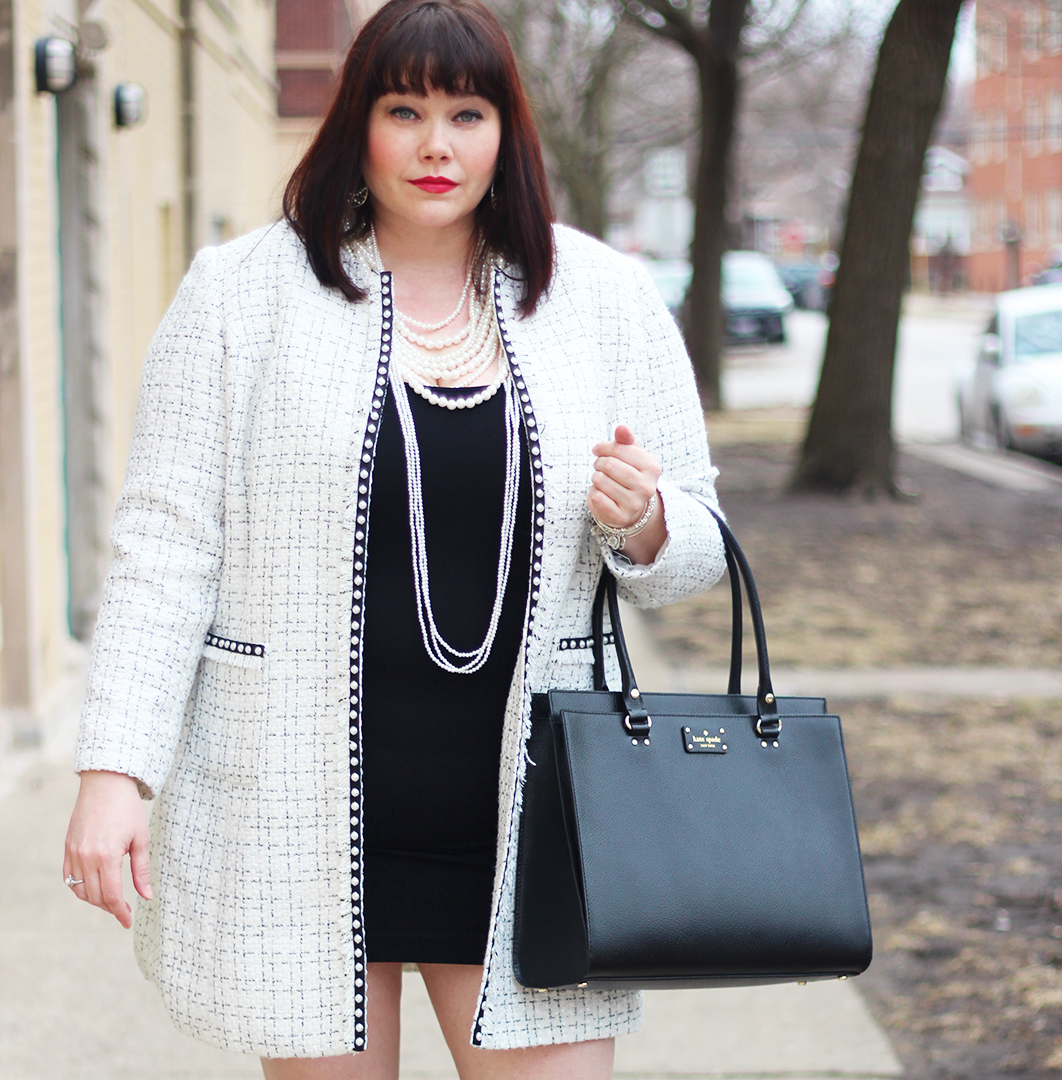 Boucle jacket chanel style Modische Jacken 20182019