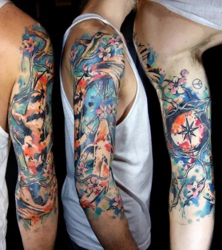 25+ Best Full Sleeve Tattoo Designs And Ideas | Styles At Life 500_x_444_webp