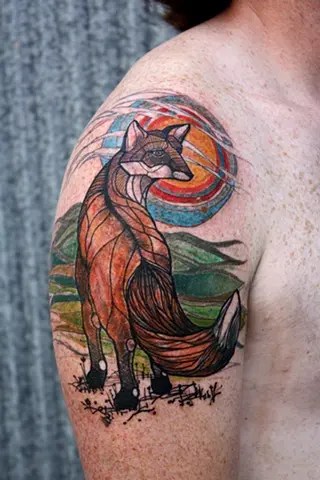10 Simple And Best Fox Tattoo Designs For Men And Women 480_x_320_webp