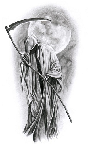 9 Terrifying Death Tattoo Designs With Images | Styles At Life 500_x_306_jpg