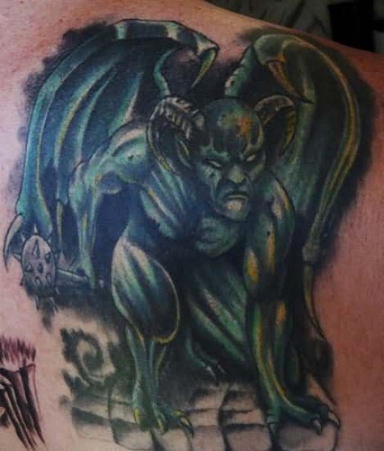 9 Frightening Gargoyle Tattoo Designs | Styles At Life 501_x_427_jpg