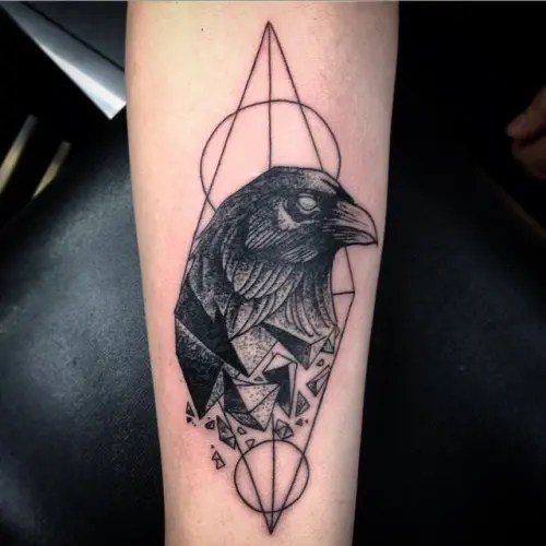 9 Stylish And Traditional Crow Tattoo Designs | Styles At Life 500_x_500_webp