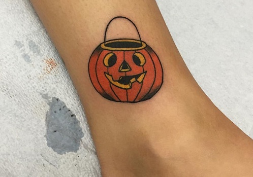 10+ Cute Pumpkin Tattoo Designs And Ideas | Styles At Life 349_x_498_jpg