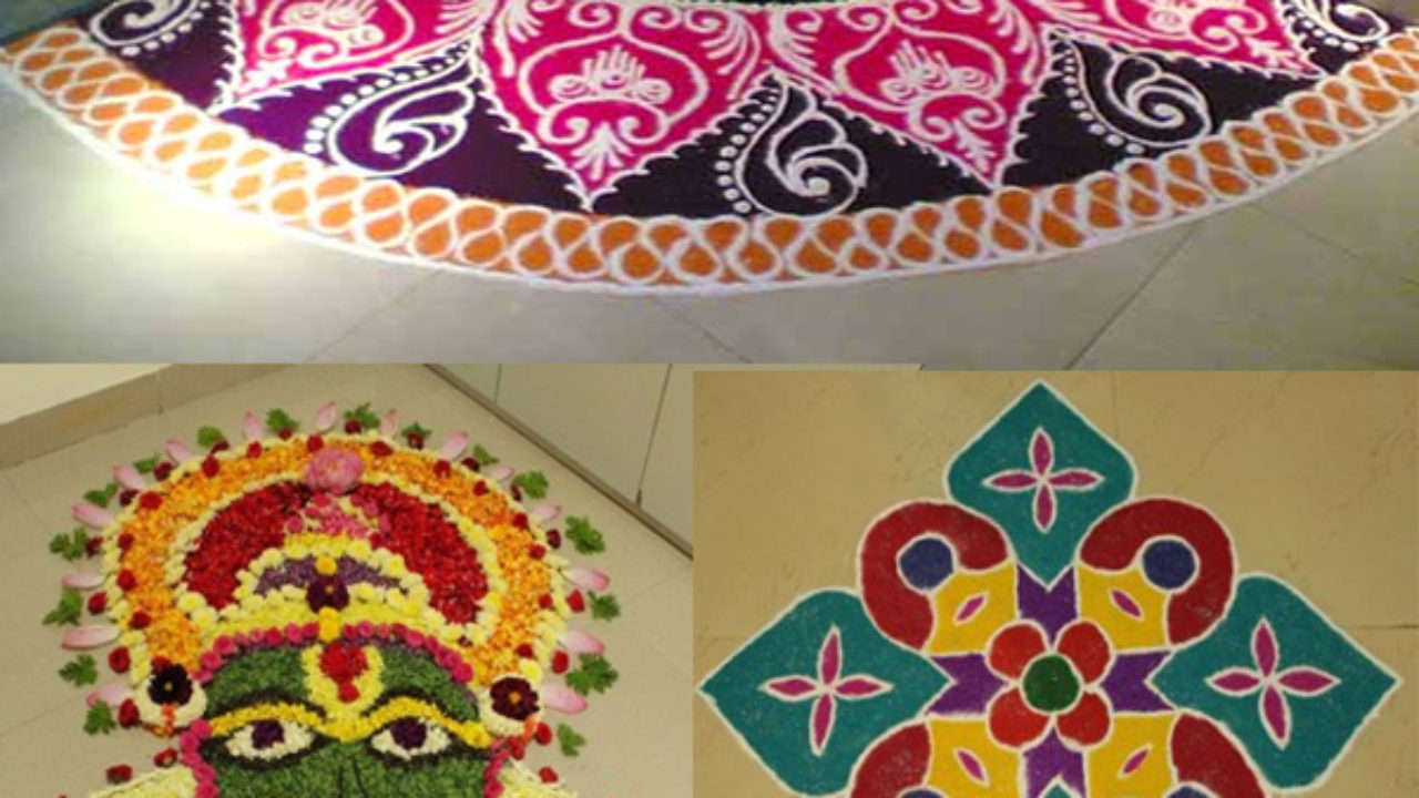 Best Flower Rangoli Home Alqu