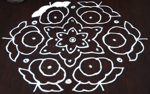 5 Beautiful 8 Dots Rangoli Designs With Images | Styles At Life