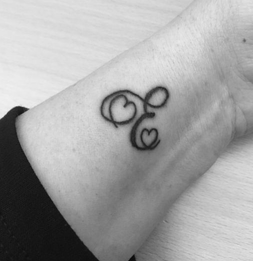 16 Unique E Letter Tattoo Designs With Images | Styles At Life 521_x_504_jpg