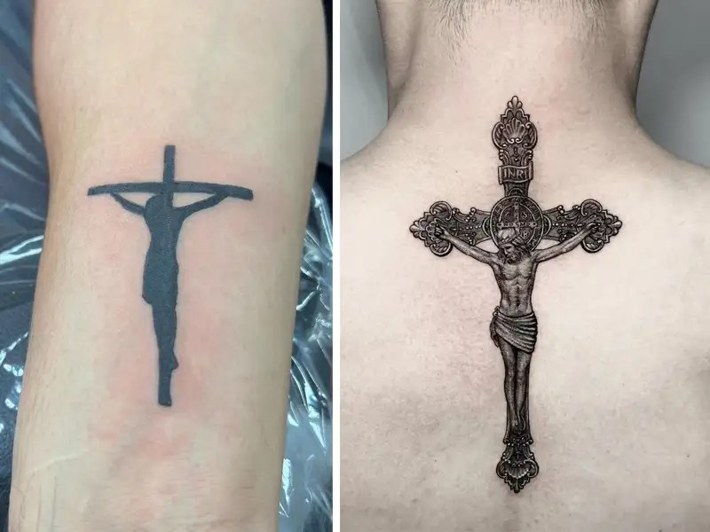 Tattoos For Men On Arm Cross